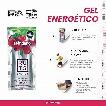 Gel Energético Ruts arándano con chía energético