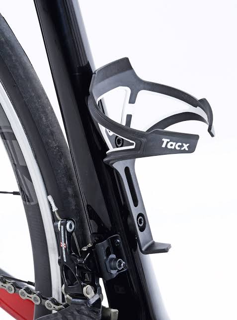 Porta ánfora Tacx Ciro de fibra blanco