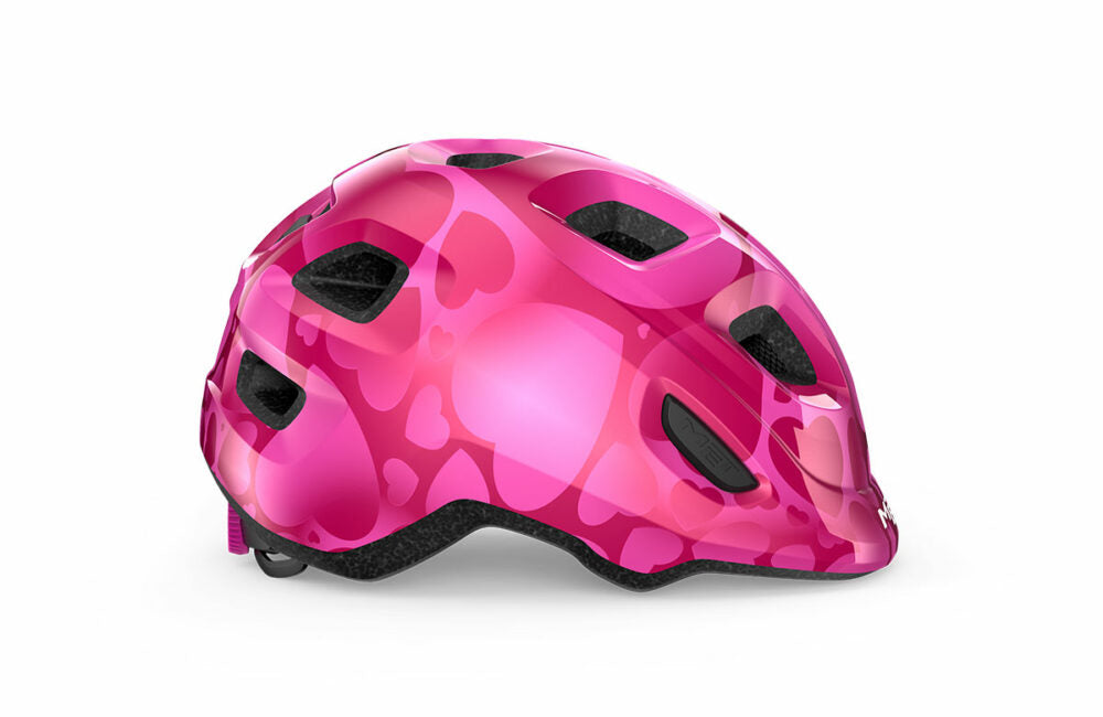 Casco MET hooray infantil rosa