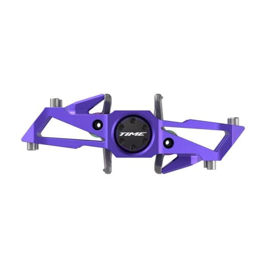Pedales de grapa TIME MTB Speciale 10 morado Large