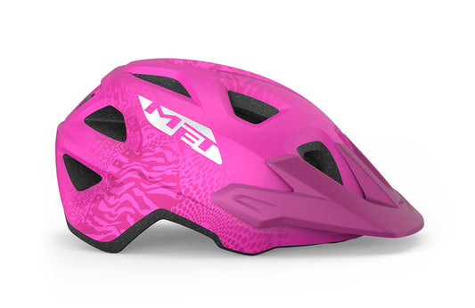 Casco MET Eldar juvenil/infantil rosa