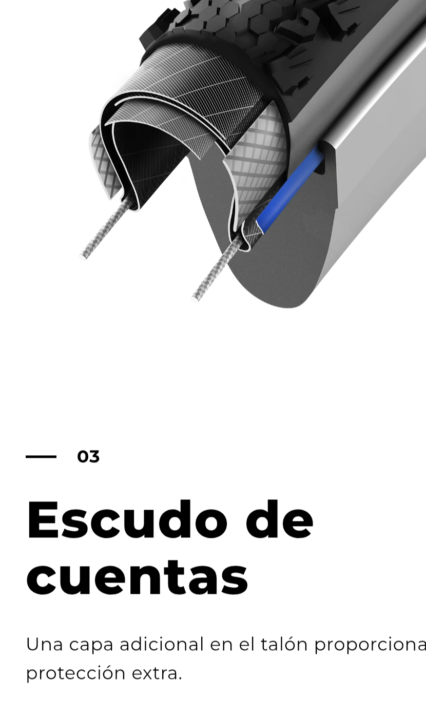 Llanta VITTORIA TERRENO DRY cyclocross 700 x 31 TR