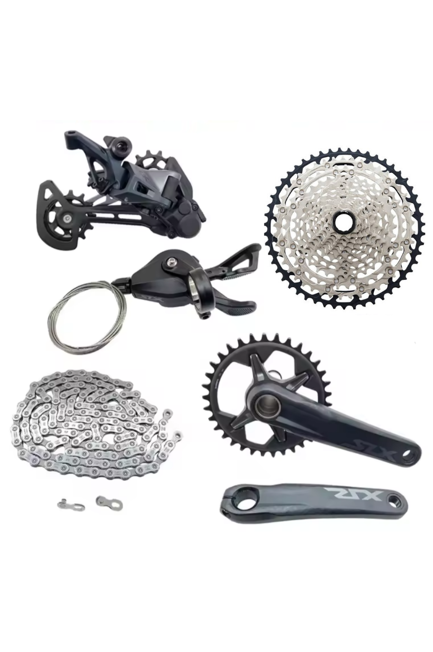 Transmisión shimano 1x12 full SLX MS armada 32t x 10-51t