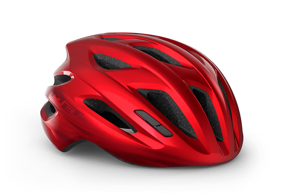 Casco MET idolo rojo metálico