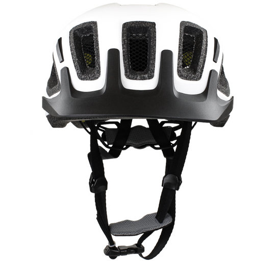 Casco SERFAS metro blanco con luz trasera