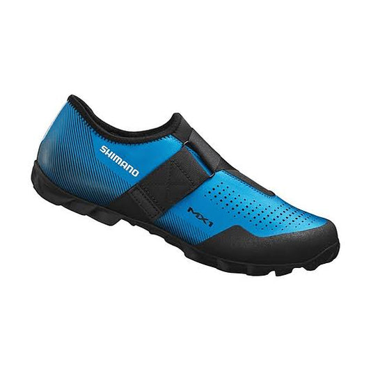 Zapatilla shimano MX100 azul MTB