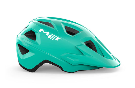 Casco MET Eldar juvenil/infantil azul aqua