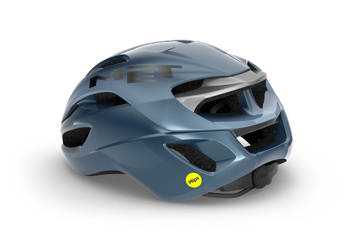 Casco MET rivale MIPS azul metálico
