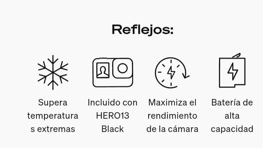 2 baterías GOPRO enduro recargables hero 13
