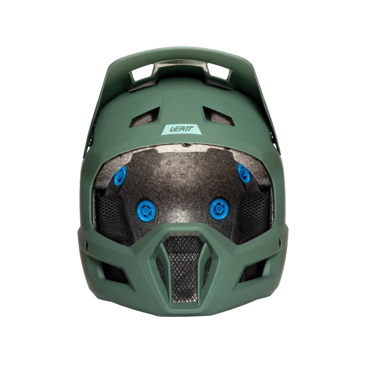 Casco Leatt Gravity 1.0 full face verde militar
