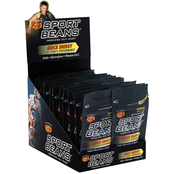 Sport beans sabores surtidos, caja con 24 pz de 28gr