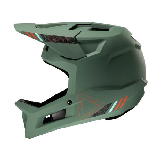 Casco Leatt Gravity 1.0 full face verde militar
