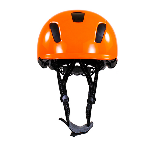 Casco SERFAS Kilowatt e-bike naranja con luz trasera