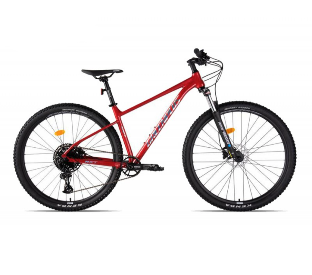 Bicicleta r29 12v sram green plus rojo metálico