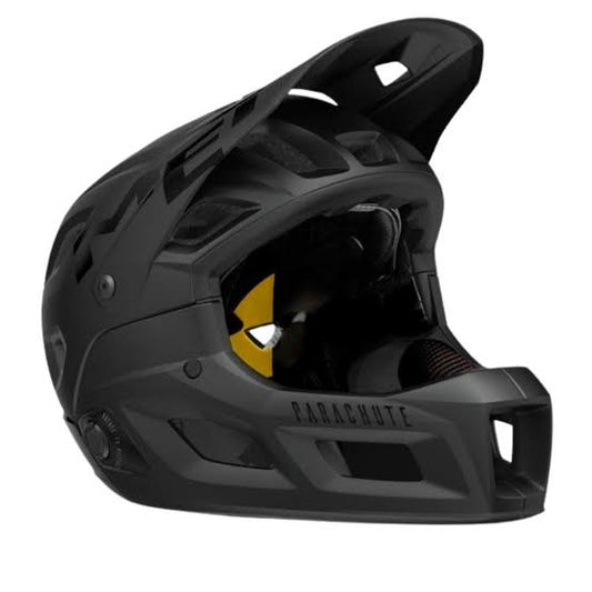 Casco MET Parachute full face desmontable 2 en 1 negro