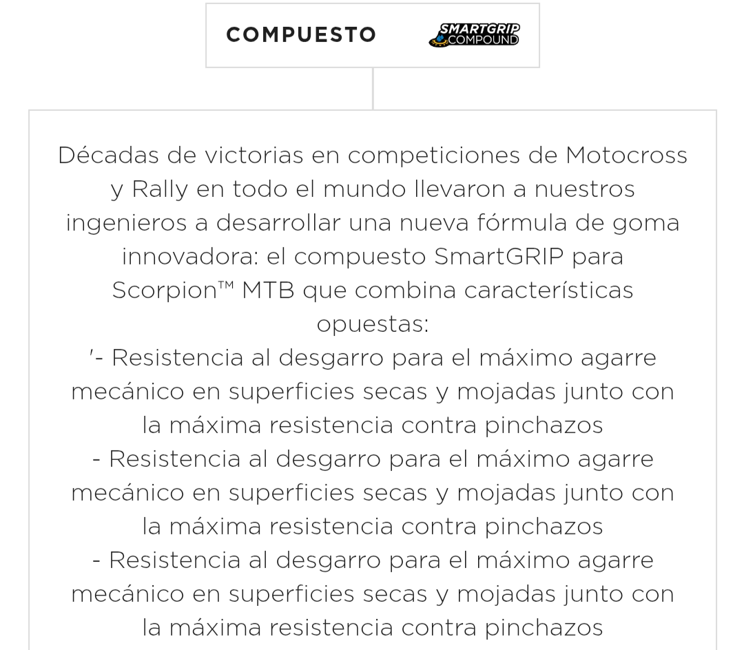 Llanta mtb TR Pirelli scorpion trail H prowall 29x2.40