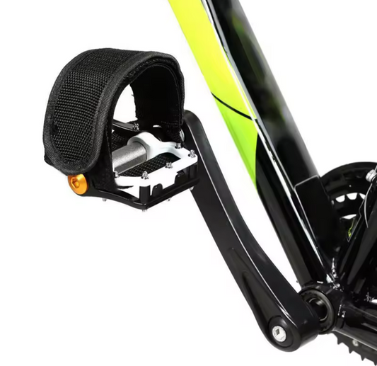 Tocles / correas para pedales de Velcro negro