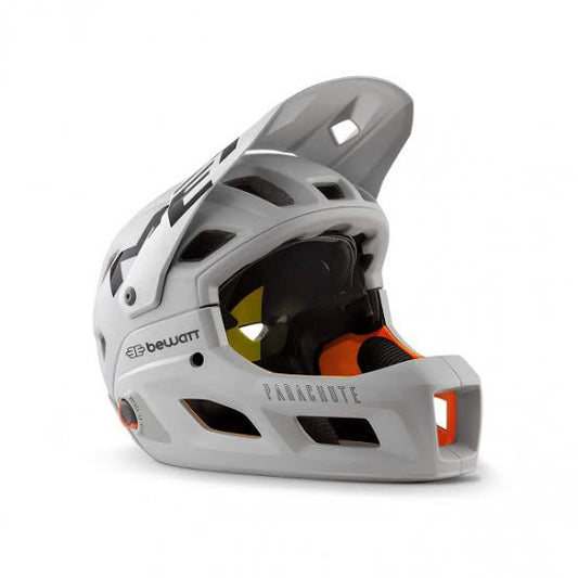 Casco MET Parachute full face desmontable 2 en 1 gris