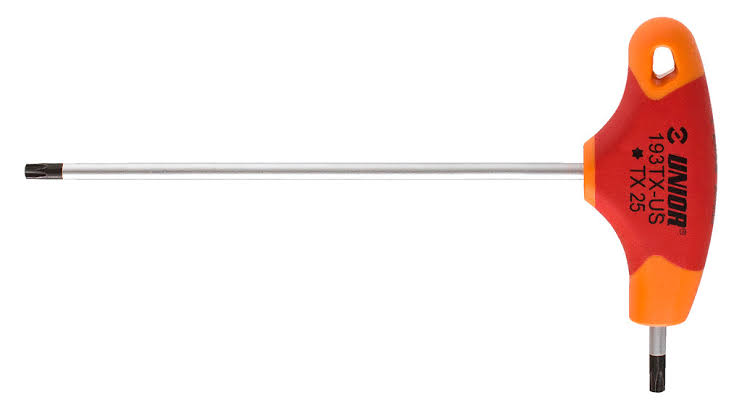 UNIOR destornillador TX con mango en T 15mm