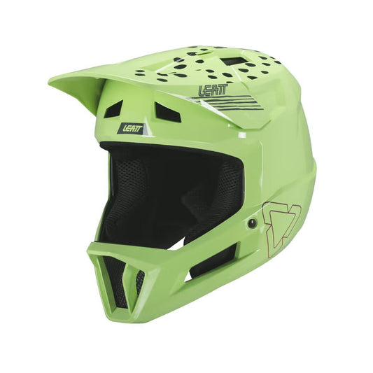 Casco Leatt Gravity 1.0 full face verde fluo