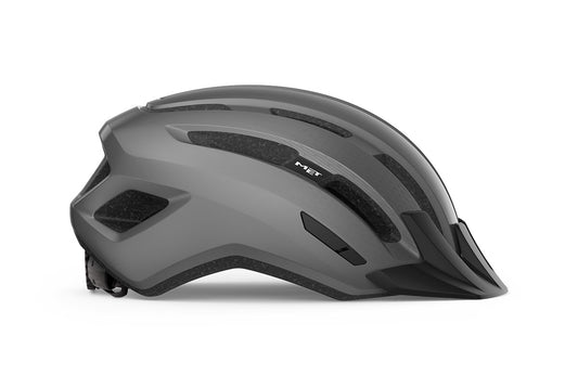 Casco MET Downtown gris oscuro