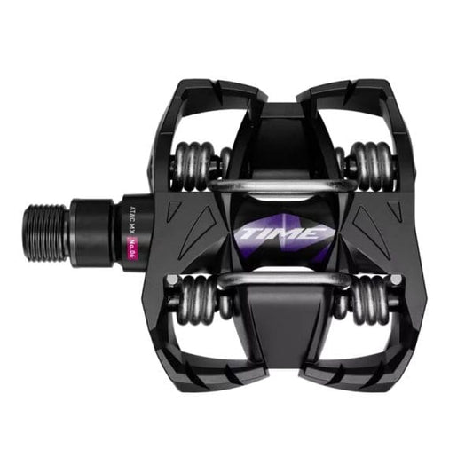 Pedales de grapa TIME MTB MX 6 Negro / morado