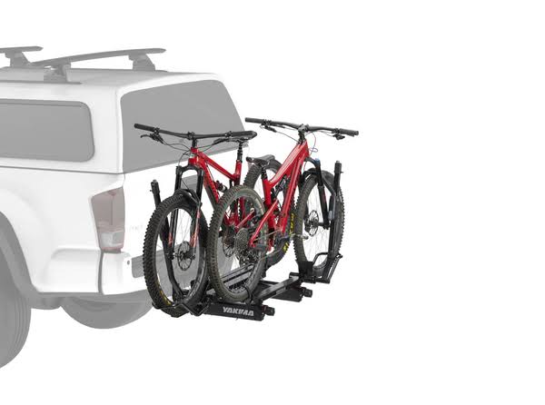 Rack YAKIMA exo doubleup 2 bicis se coloca a soporte y luego tirón