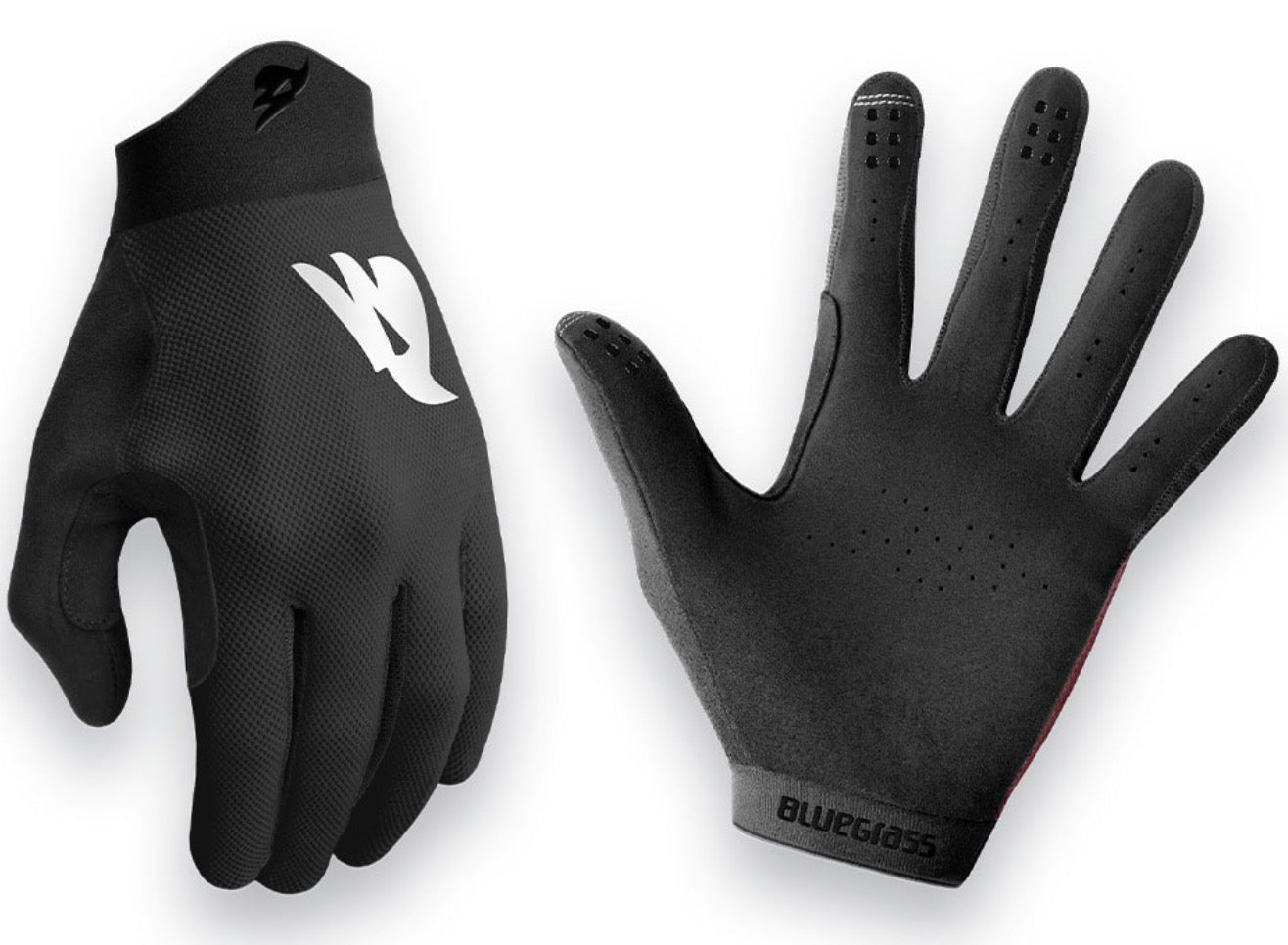 Guantes dedo largo bluegrass union negro