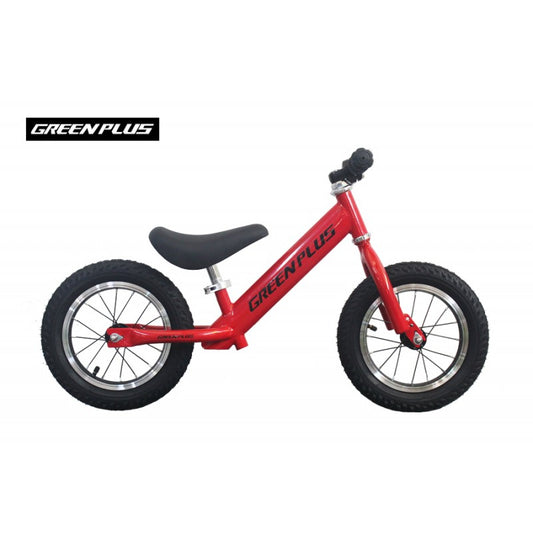 Bicicleta de balance, rodado 12 green plus acero rojo