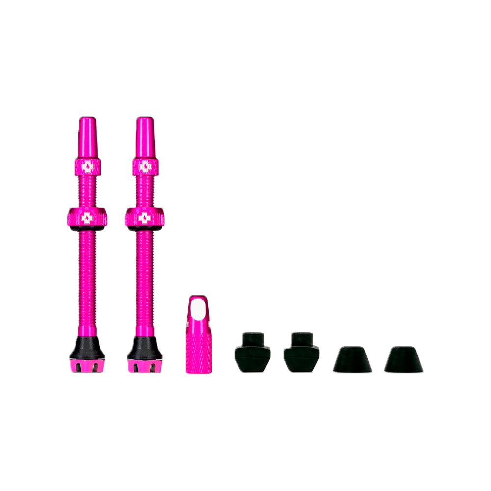 Válvulas tubeless Muc off rosa