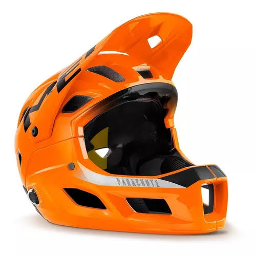 Casco MET Parachute full face desmontable 2 en 1 naranja