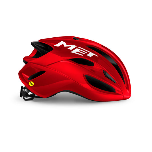 Casco MET rivale MIPS rojo metálico