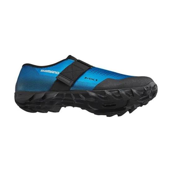 Zapatilla shimano MX100 azul MTB