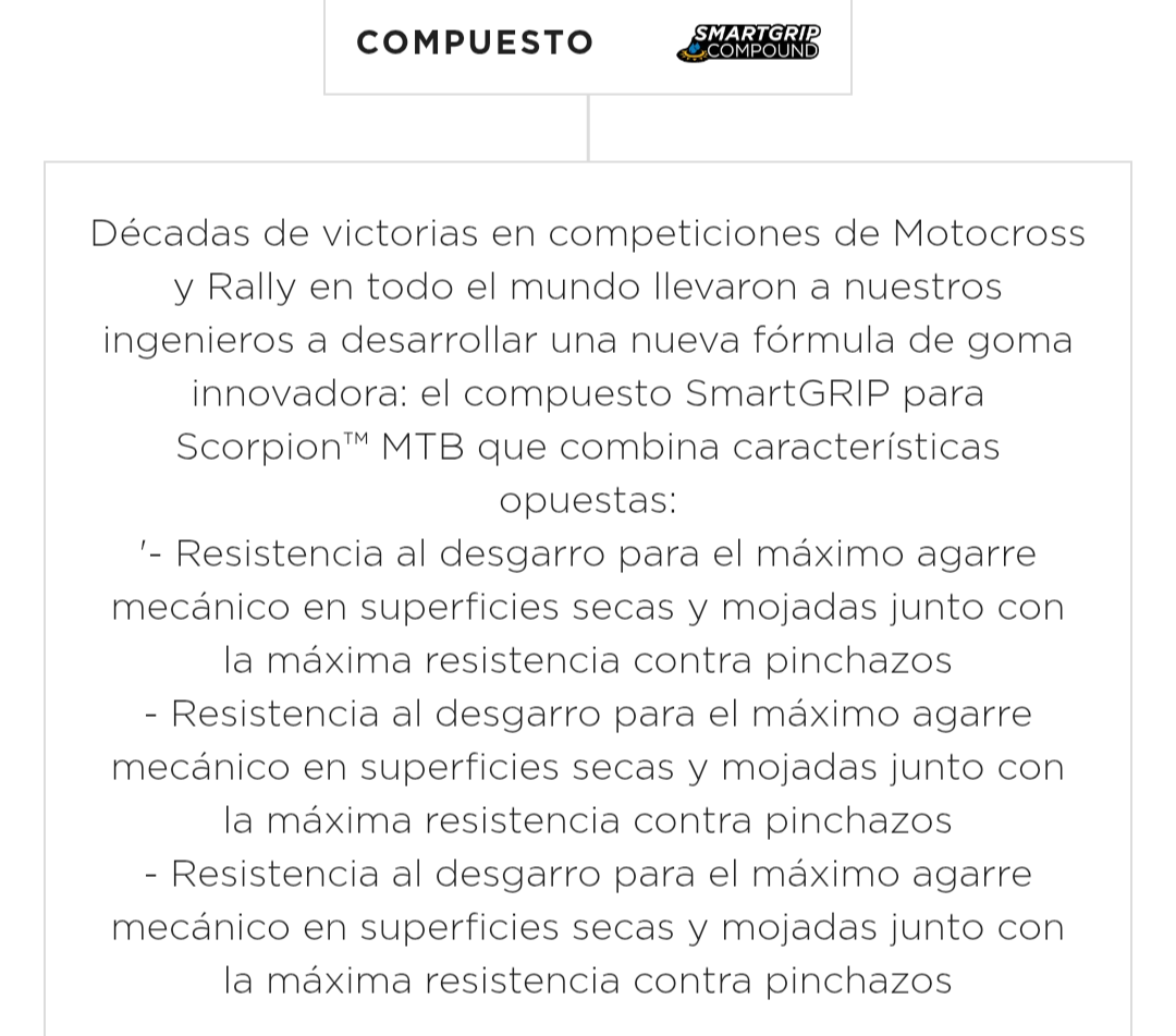 Llanta mtb TR Pirelli scorpion trail S 29x2.40