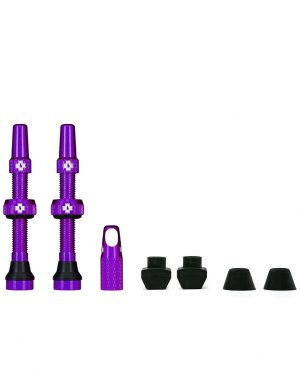 Válvulas tubeless Muc off morado