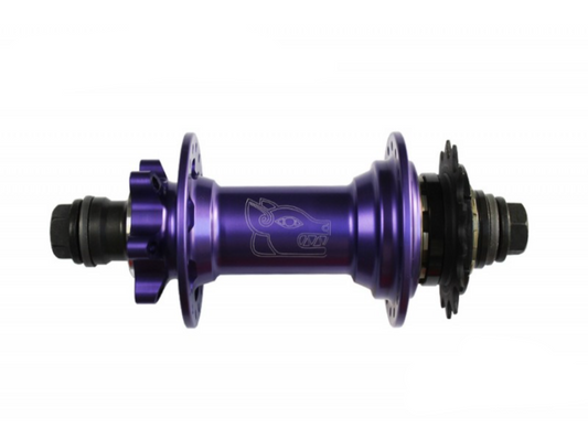 Maza trasera de cassette 14T Dirt 32h vg morada