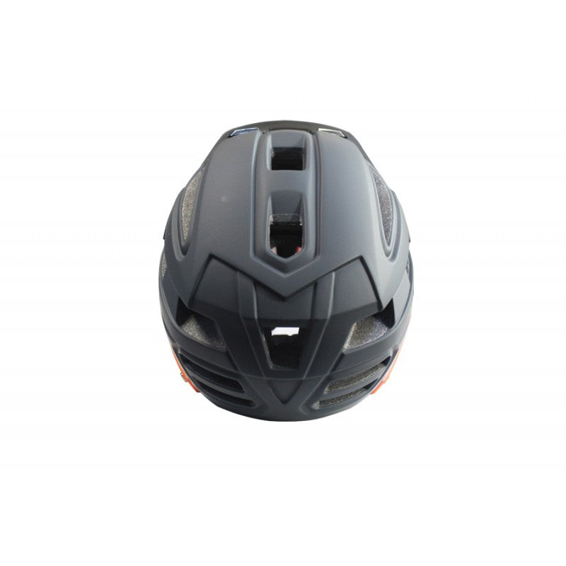 Casco full face VG desmontable para todas las edades negro / naranja