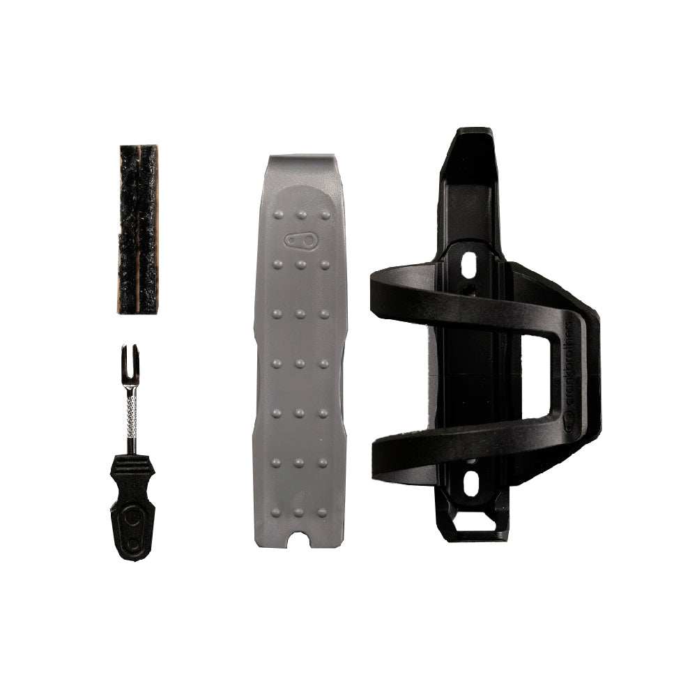 Kit de porta ánfora con reparación de llanta crankbrothers S.O.S