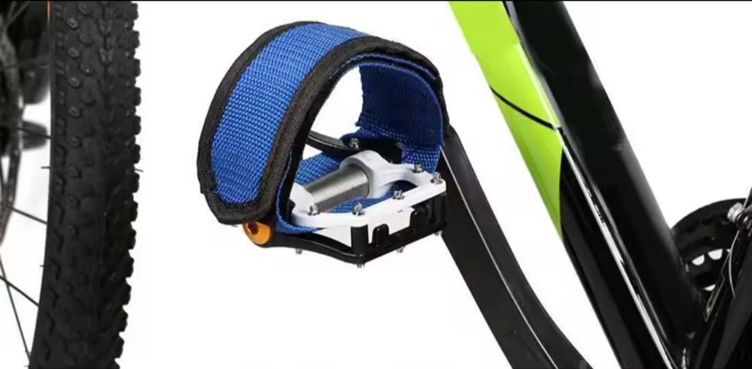 Tocles / correas para pedales de Velcro azul