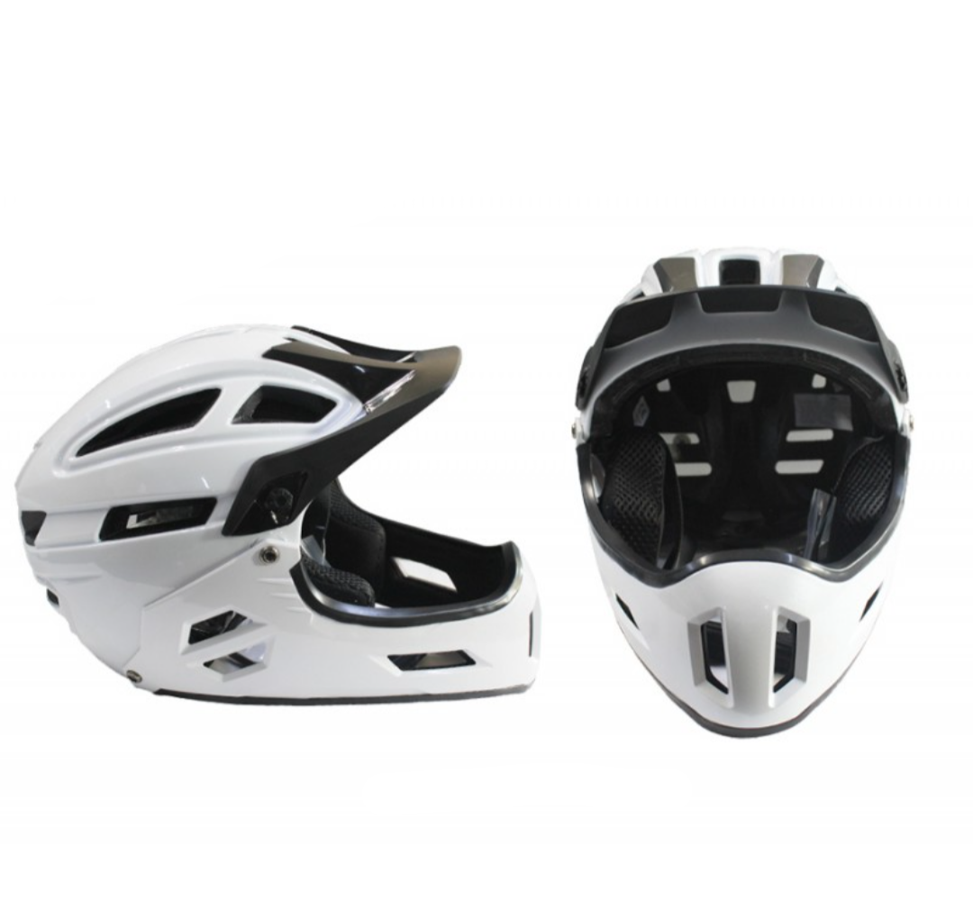 Casco full face VG desmontable para todas las edades blanco