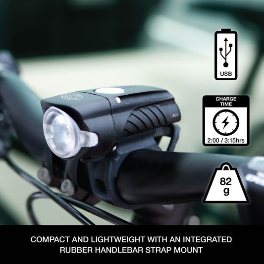 Luz delantera NiteRider Swift 500 recargable