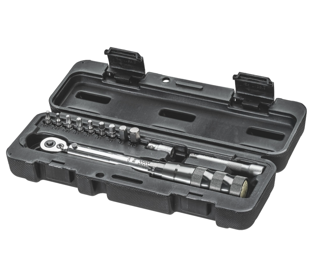 Torquímetro con juego de puntas SYNCROS 2.0 2-24NM