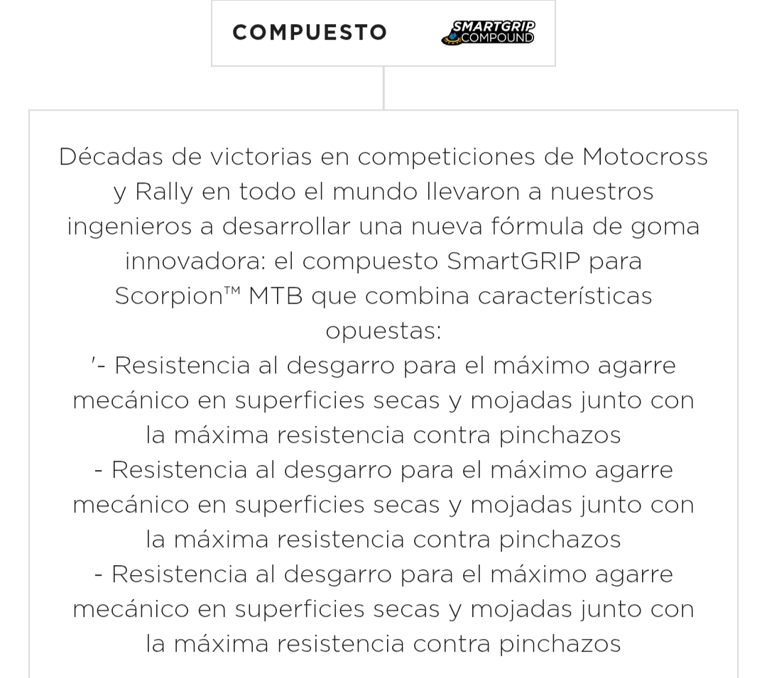 Llanta mtb TR Pirelli scorpion XC H prowall 29x2.20