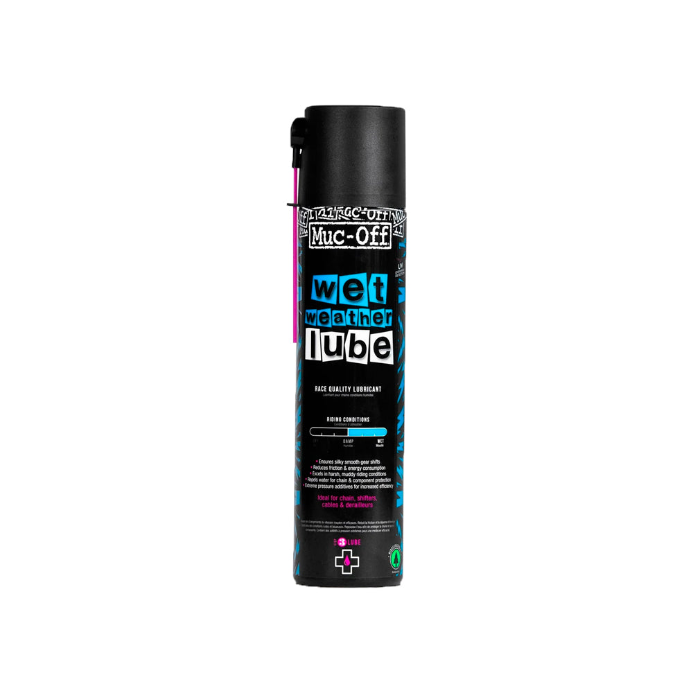 Lubricante Muc Off para clima húmedo 400ml aerosol