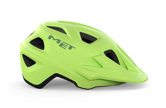 Casco MET Eldar juvenil/infantil verde limón