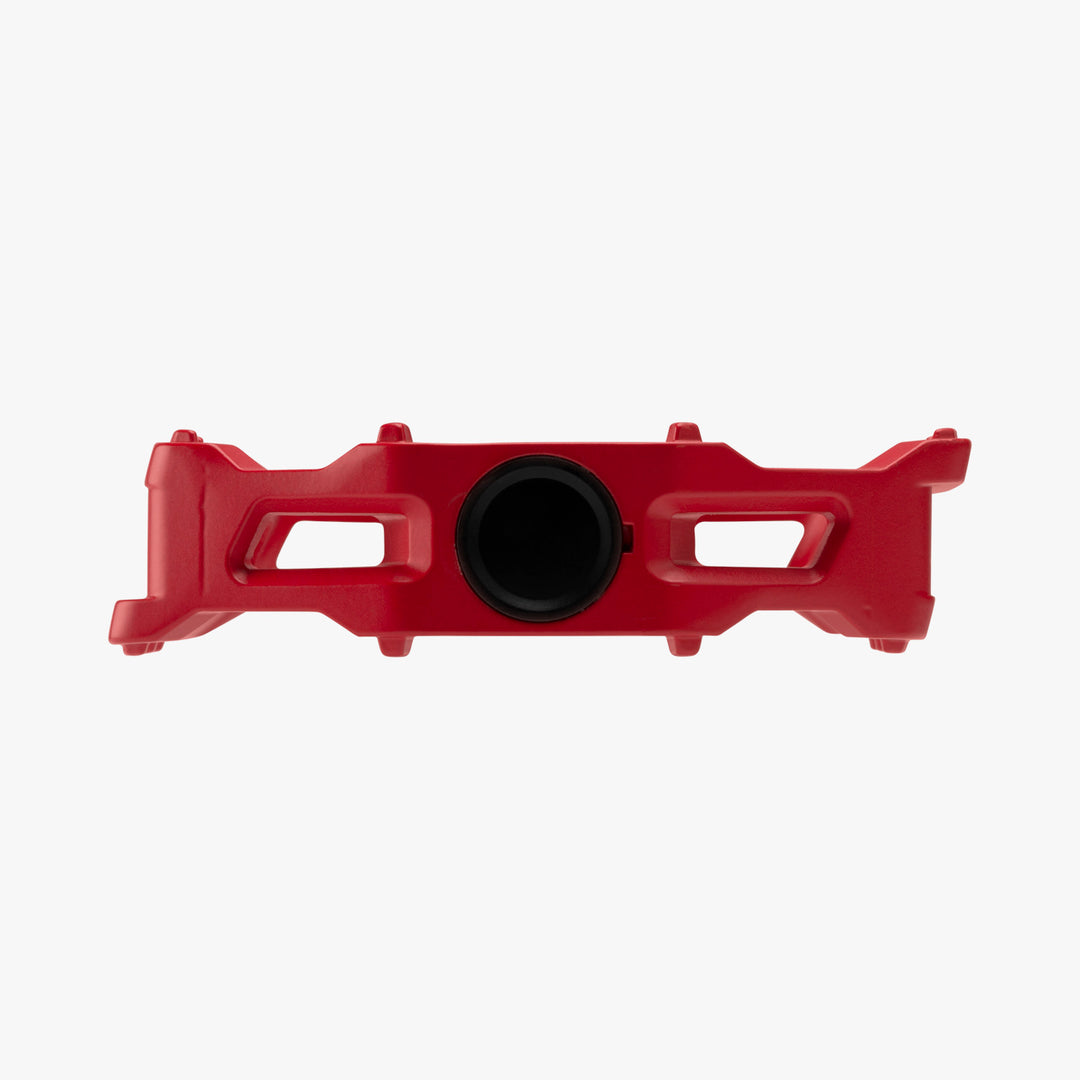Pedales shimano de plataforma rojo EF202