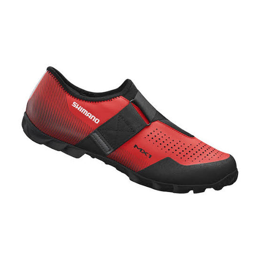 Zapatilla shimano MX100 rojo MTB