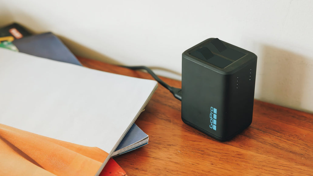 Cargador doble GOPRO enduro con 2 baterías para hero 13