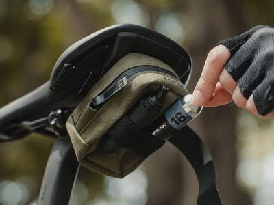 Bolsa multiherramienta para asiento Topeak Elemental seatbag M verde