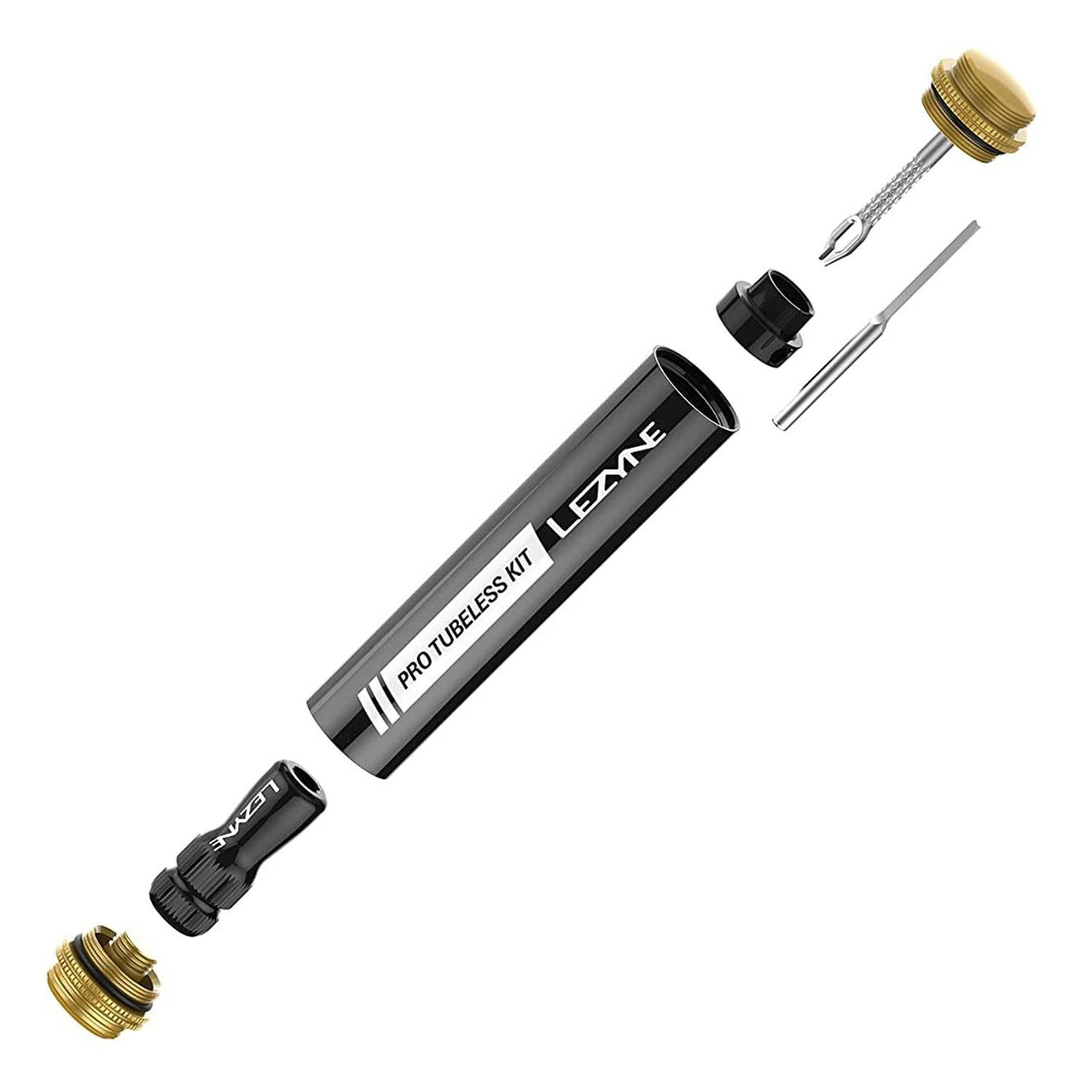 Kit Parches para tubeless con herramienta y CO2 Lezyne Loaded